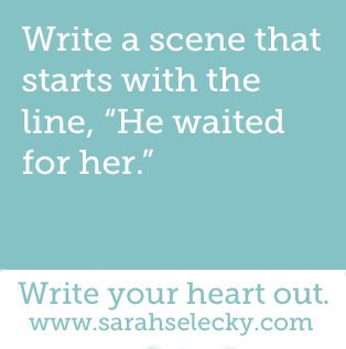 Writing Prompt: He waited for her.